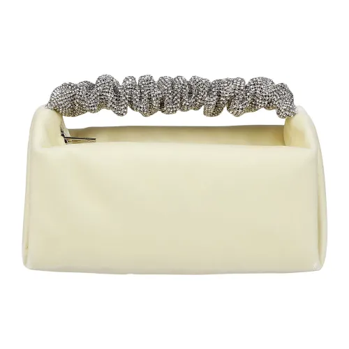 Alexander Wang , Vanilla Scrunchie Mini Bag - Stylish and Compact Handbag ,Beige female, Sizes: ONE SIZE