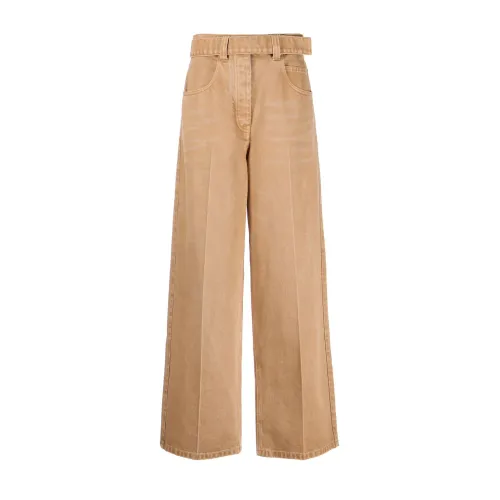 Alexander Wang , Wide Jeans ,Brown female, Sizes: