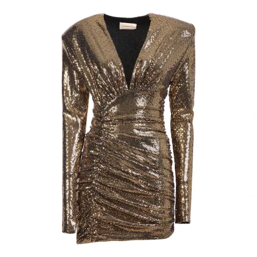 Alexandre Vauthier , Alexandre Vauthier sequined mini dresses. The search for futuristic and luxurious fabrics give birth to timeless and super cool g