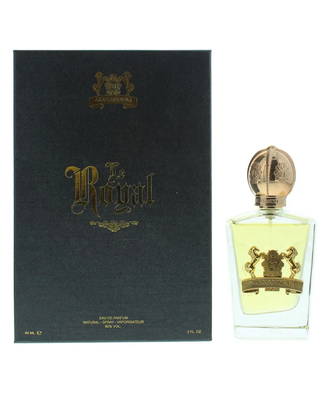 Alexandre.J Mens Alexandre J. Le Royal Eau de Parfum 60ml Spray For Him - Black - One Size