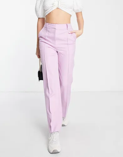 Aligne high waist dad fit trouser co-ord in lilac-Purple