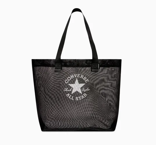 All Star Patch Print Mesh Tote