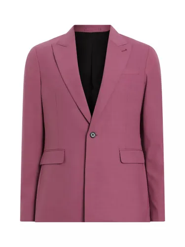 AllSaints Aura Skinny Fit Blazer, Pink - Pink - Male