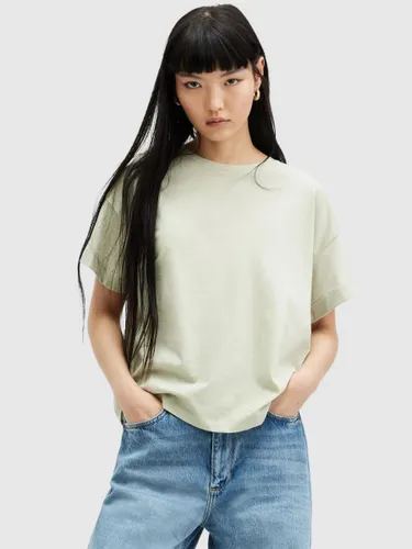 AllSaints Briar Organic Cotton T-Shirt - Muted Green - Female