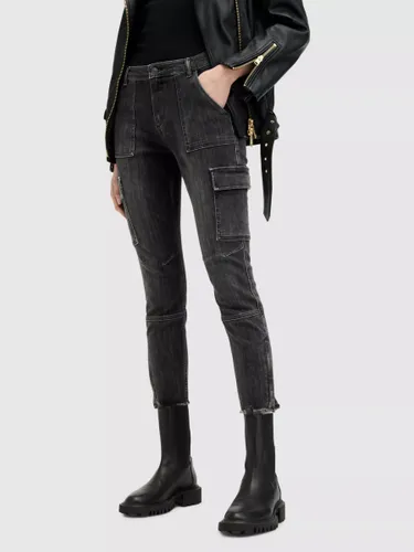 AllSaints Duran Cargo Jeans - Washed Black - Female