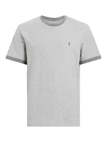 AllSaints Harris Short Sleeve Crew T-Shirt, Grey - Grey - Male