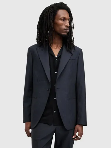 AllSaints Howling Relaxed Fit Wool Blend Suit Jacket, Ink Blue - Ink Blue - Male