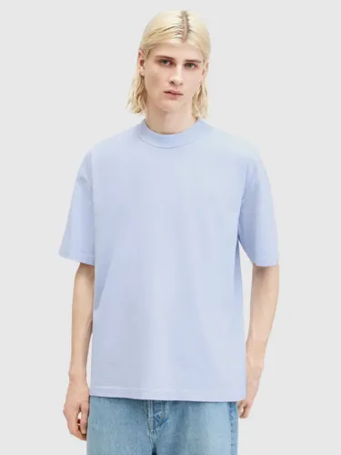 AllSaints Isac Short Sleeve Crew Neck T-Shirt - Bethel Blue - Male