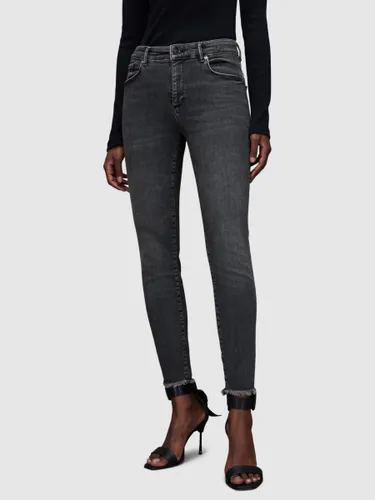 AllSaints Miller Push Up Jeans - Washed Black - Female