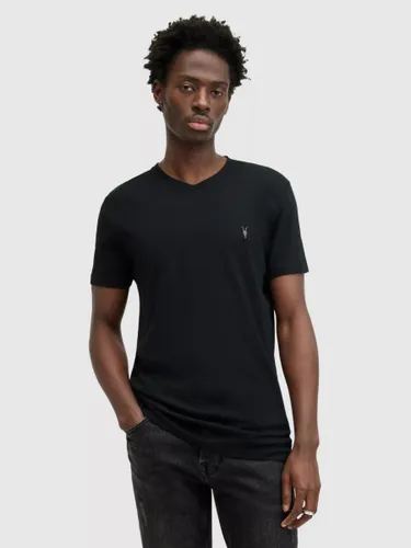 AllSaints Tonic V-Neck T-Shirt - Jet Black - Male