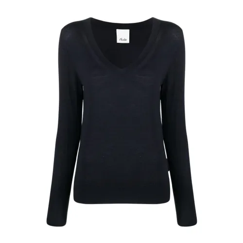 Allude , Allude Sweaters ,Blue female, Sizes: