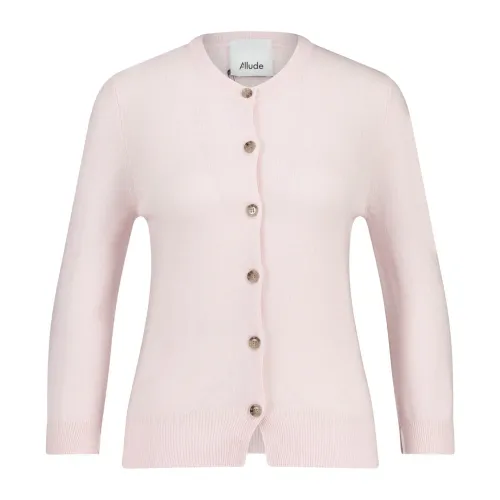 Allude , Cardigans ,Pink female, Sizes: