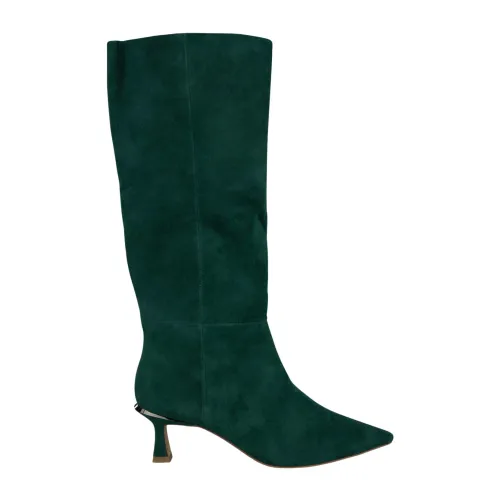 Alma EN Pena , Pointed Toe Leather Boots ,Green female, Sizes: