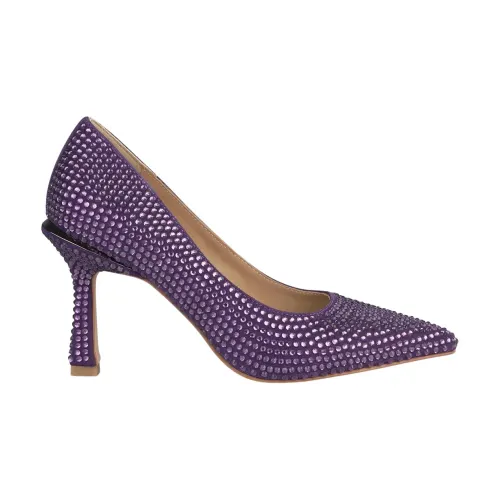 Alma EN Pena , Sparkling Pointed Toe Stiletto Pumps ,Purple female, Sizes: