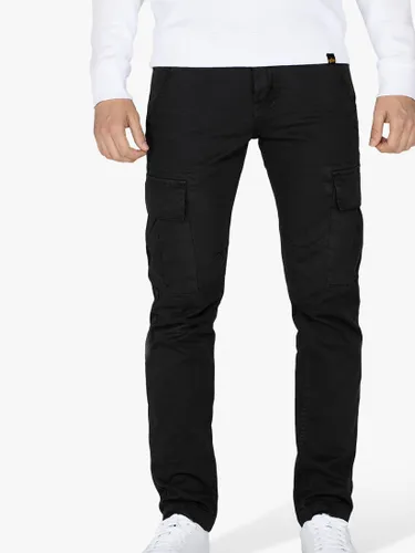 Alpha Industries Agent Cargo Trousers - Black - Male