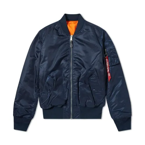 Alpha Industries , Bomber Jacket Ma-1 VF 59 07 Replica ,Blue male, Sizes: