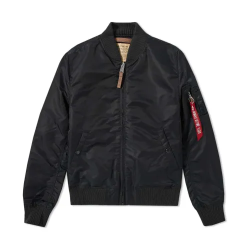 Alpha Industries , Bomber Jackets ,Black male, Sizes: