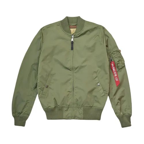 Alpha Industries , Bomber Jackets ,Green male, Sizes: