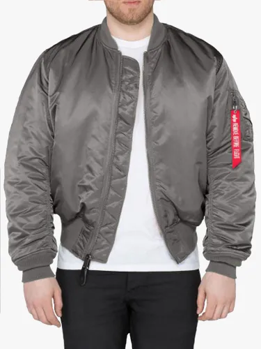 Alpha Industries MA1 Bomber Jacket - Rep Grey - Male