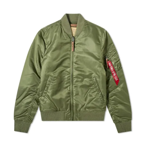 Alpha Industries , Vintage Fit Flight Jacket Sage Green ,Green male, Sizes:
