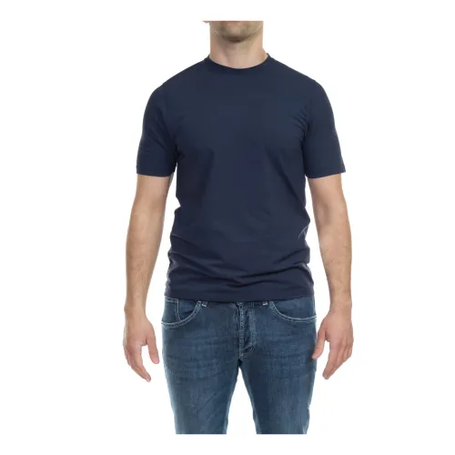 Alpha Studio , Au-4480C 1269 T-shirt ,Blue male, Sizes:
