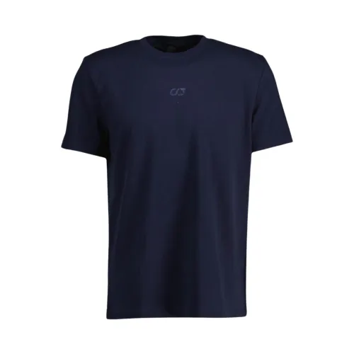 AlphaTauri , Janso Dark Blue Logo T-Shirt Men ,Blue male, Sizes: