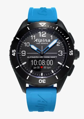 ALPINA Alpiner Alive Black & Blue Smartwatch AL-284LBBW5AQ6