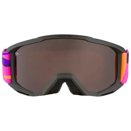 Alpina - Kid's Piney Singleflex Hicon S2 - Ski goggles brown
