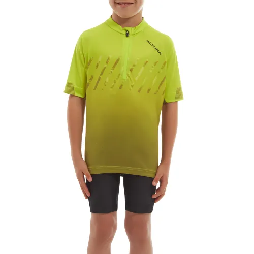 Altura Airstream Short Sleeve Jersey - Lime - 11-12