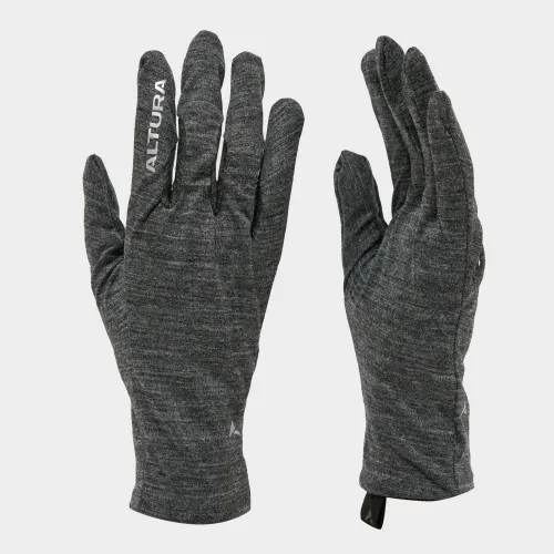 Altura Merino Liner Gloves - Grey, GREY