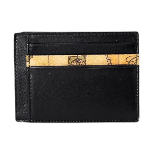 Alviero Martini 1a Classe , Credit Card Holder - Spring/Summer Collection ,Black male, Sizes: ONE SIZE