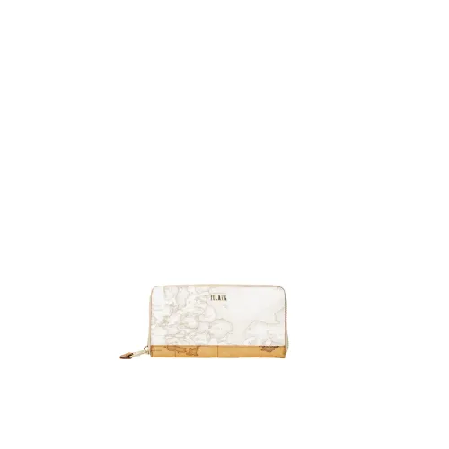 Alviero Martini 1a Classe , Large Women's Wallet Spring/Summer Collection ,White female, Sizes: ONE SIZE