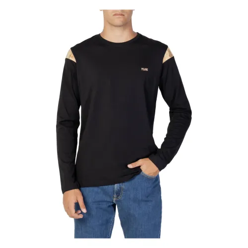 Alviero Martini 1a Classe , Mens Long Sleeve T-Shirt ,Black male, Sizes: