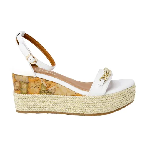 Alviero Martini 1a Classe , Women's Heeled Shoes Spring/Summer Collection ,White female, Sizes: