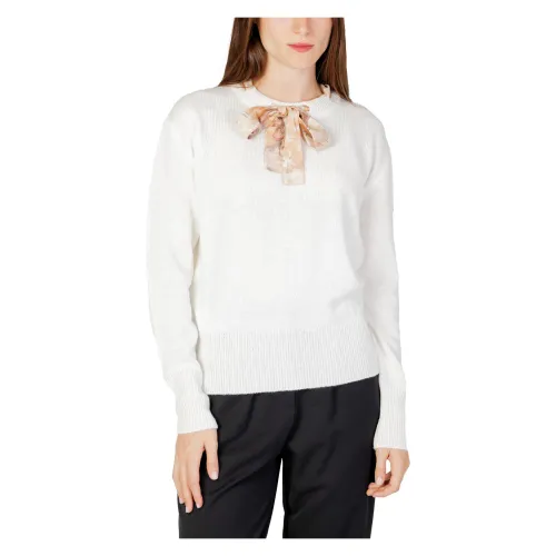 Alviero Martini 1a Classe , Womens Sweater Autumn/Winter Collection ,Beige female, Sizes: