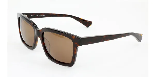 Alyson Magee AM5001 127 Women's Sunglasses Tortoiseshell Size 58