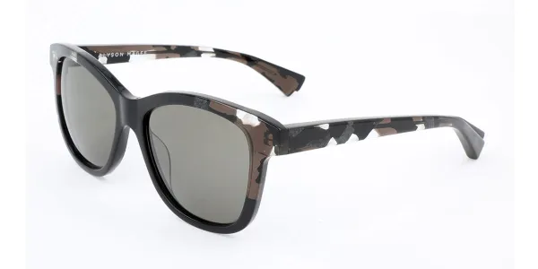 Alyson Magee AM5002 091 Women's Sunglasses Black Size 54