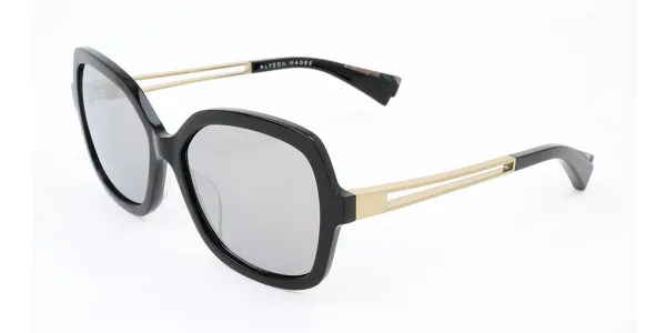 Alyson Magee AM5006 011 Men's Sunglasses Black Size 57
