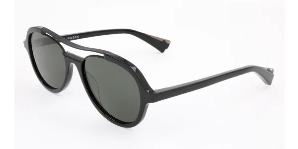 Alyson Magee AM7004 011 Men's Sunglasses Black Size 56