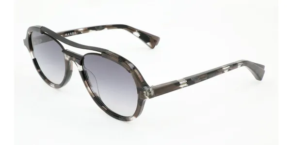 Alyson Magee AM7004 081 Men's Sunglasses Black Size 56