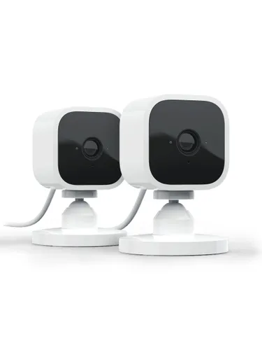 Amazon Blink Mini Indoor Plug-in Smart Security HD Camera, Pack of 2 - White - Unisex