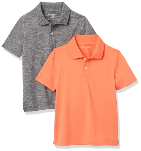 Amazon Essentials Boys' Active Performance Polo Shirts