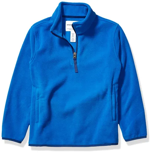 Amazon Essentials Boys' Polar Fleece Quarter-Zip Pullover