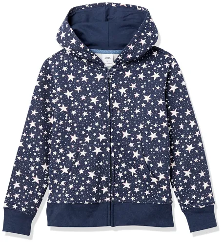 Amazon Essentials Girls' Fleece Zip-Up Hoodie Sweatshirt