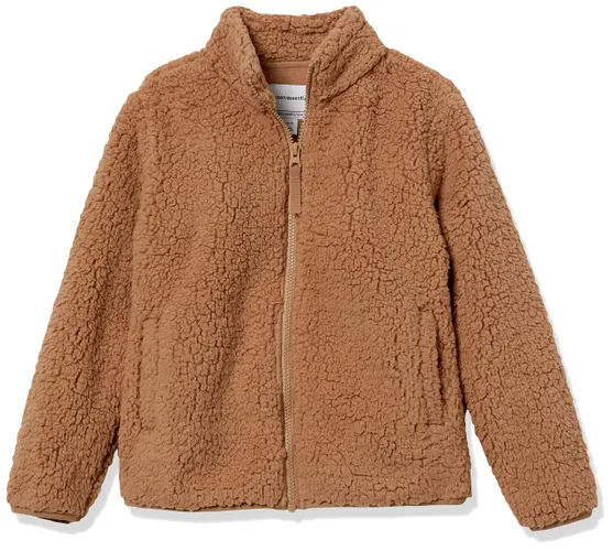 Amazon Essentials Girls' Sherpa Fleece Full-Zip