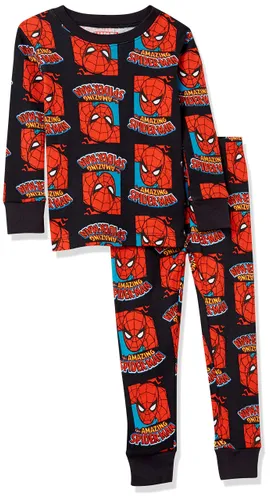 Amazon Essentials Marvel Boys' Snug-Fit Pyjama Sleep Sets