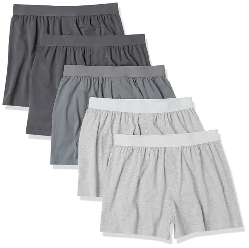 Amazon Essentials Men's Cotton Jersey Boxer Short