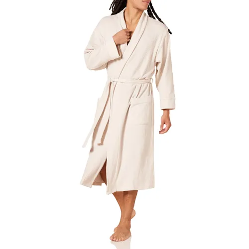 Amazon Essentials Men's Lightweight Waffle Robe (Available