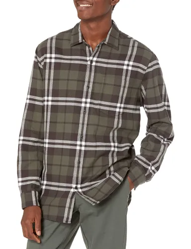 Amazon Essentials Men's Long-Sleeve Flannel Shirt
