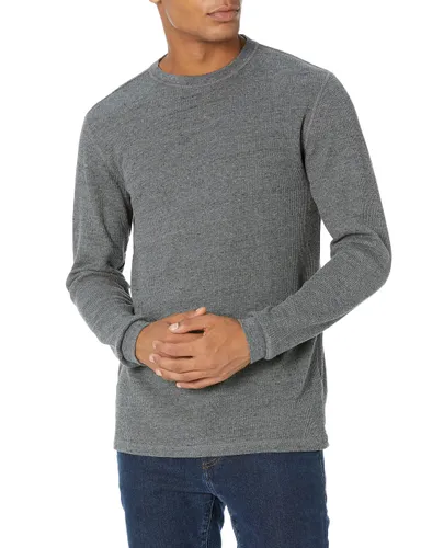 Amazon Essentials Men's Slim-Fit Long-Sleeve Waffle Shirt